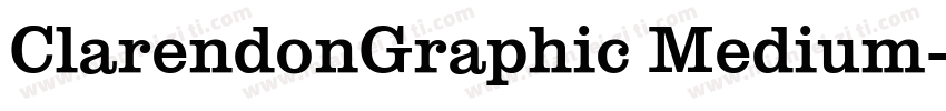 ClarendonGraphic Medium字体转换